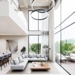 Area social con doble altura